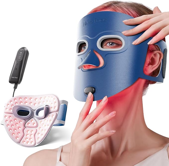 Masque LED Hello Face Thérapie Lumière Professionnel Anti-Âge Domicile Peau Rayonnante